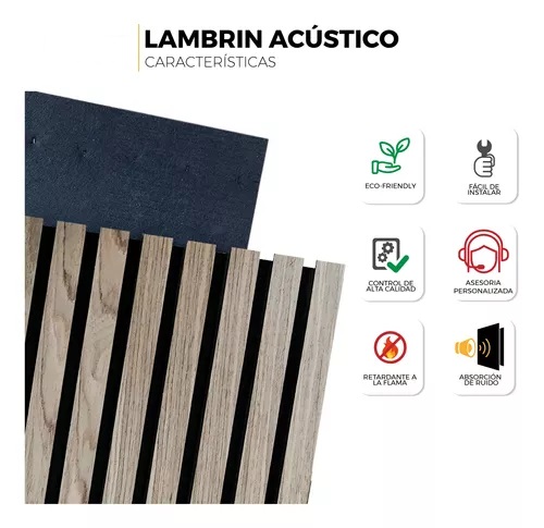 LAMBRIN ACUSTICO .60*.60 - Imagen 2