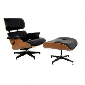 EAMES LOUNGE & OTTOMAN VINIPIEL